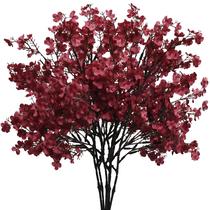 Flores artificiais para bebês Breath Flowers Mandy's Burgundy, 15 pacotes Flores artificiais para bebês Breath Flowers Mandy's Burgundy, 15 pacotes