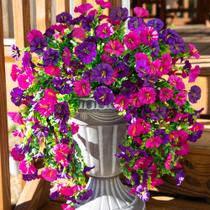 Flores artificiais penduradas Ivydale Morning Glory, 2 unidades Flores artificiais penduradas Ivydale Morning Glory, 2 unidades