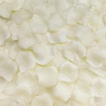 Flores artificiais, pétalas de rosa, 5000 unidades para decoração de casamento, marfim