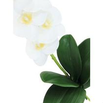 Flores Artificiais Phalaenopsis Orquidea Artificial Raizes Silicone 3d Toque Real Branco Roxa 50cm Decoração Romântica Favorito Arranjo - L SEVEN