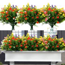 Flores artificiais Satefello resistentes a UV para ambientes externos x10 Flores artificiais Satefello resistentes a UV para ambientes externos x10