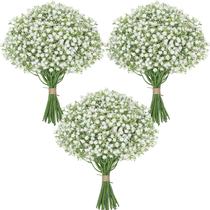 Flores artificiais Serwalin 33 unidades Babys Breath com toque real Flores artificiais Serwalin 33 unidades Babys Breath com toque real