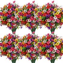 Flores Artificiais SHareconn 48 Pacotes Resistentes a UV Flores Artificiais SHareconn 48 Pacotes Resistentes a UV