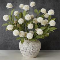 Flores Artificiais VIERENA Crisântemo Pompom 6 Peças 69 cm Creme Flores Artificiais VIERENA Crisântemo Pompom 6 Peças 69 cm Creme