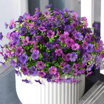 Flores artificiais ZFProcess Faux Plants Outdoor 12 pacotes