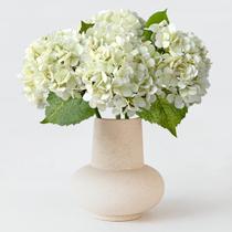 Flores artificiais ZYTUYO Real Touch Hydrangea 50 cm 4 unidades
