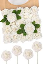 Flores Artificiales N&T NIETING Espuma con Brillo Blanco 50 piezas Flores Artificiales N&T NIETING Espuma con Brillo Blanco 50 piezas