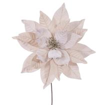 Flores Artificiales Vickerman Poinsettia en Oro Rosa de 21,5 cm Flores Artificiales Vickerman Poinsettia en Oro Rosa de 21,5 cm