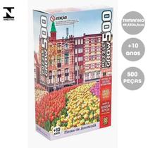Flores de Amsterdã - Quebra-Cabeça 500 peças