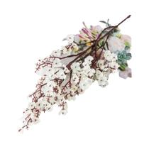 Flores De Sakura Artificiais Em Seda Rosa Para Casamento, Buquê De Casa, Decoração De Plantas Em