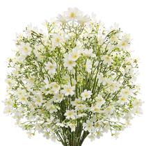 Flores de seda artificiais FOUSUKA Baby's Breath, 10 unidades, brancas Flores de seda artificiais FOUSUKA Baby's Breath, 10 unidades, brancas