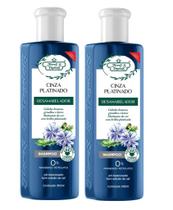 Flores E Vegetais Kit Shampoo Matizante Platinado 2 Uni