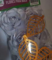 Flores para Bolo e Decoração Branca