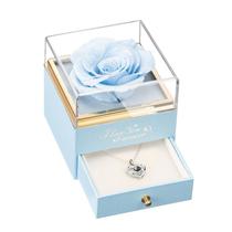 Flores preservadas ASELFAD Real Light Blue Rose para ela