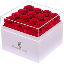 Flores preservadas Eterfield Forever Flowers 16 rosas vermelhas