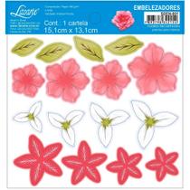 Flores Recortadas para Montar Natal Litoarte - SDEN-001