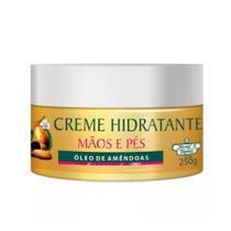 Flores Vegetais Óleo De Amêndoas Creme Mãos e Pés 250g