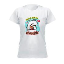 Flork Camisa Unissex Adulto Infantil Chocolate