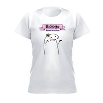 Flork Profissões Camisa Unissex Adulto Infantil Bióloga