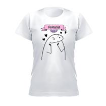 Flork Profissões Camisa Unissex Adulto Infantil Pedagoga