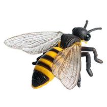 FLORMOON Figuras animais realistas Honeybee Estatuetas Brinquedo de Inseto, Projeto Científico, Topper bolo, Aniversário de Brinquedos Educacionais Precoces para Crianças Crianças 34 5