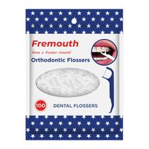 Floss Picks Fremouth Orthodontic Flossers for Braceletes x100
