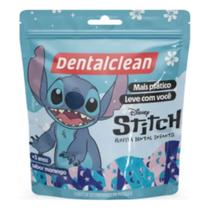Flosser Dental Dentalclean Infantil Stitch Morango com 50 Unidades