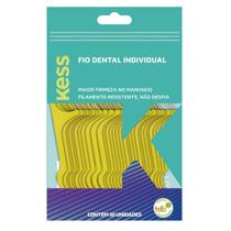 Flosser Fio Dental Cabo Individual Kess 30 Unidades