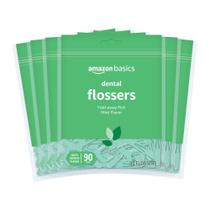 Flossers dentais Amazon Basics Mint Flavor 540 unidades Flossers dentais Amazon Basics Mint Flavor 540 unidades