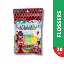 Flossers Miraculous GUMFio Dental Infantil com Cabo 20 unidades