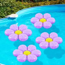 Flotadores Inflables en Forma de Margarita para Decoración de Piscina 50 cm, 4 Piezas Flotadores Inflables en Forma de Margarita para Decoración de Piscina 50 cm, 4 Piezas