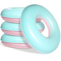 Flotadores Inflables para Piscina con Diseño de Macarons en Colores Pastel para Adultos Flotadores Inflables para Piscina con Diseño de Macarons en Colores Pastel para Adultos