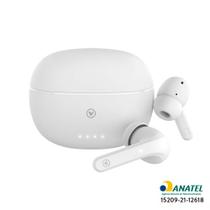 Flow ANC Wireless - Fone TWS ANC com carregamento sem fio - Branco