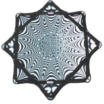 Flow Star Mougee Classic Vibrant Zebradelic de 27 cm de diâmetro