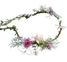 Flower Crown Headband LLinfflr Fairy para mulheres e meninas Flower Crown Headband LLinfflr Fairy para mulheres e meninas