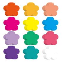 Flower Cutouts JUNEBRUSHS 120 unidades de papel primavera-verão 8,8 cm