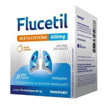 Flucetil Sachê 16 Envelopes De 5g Sabor Laranja Maxinutri Flucetil Sachê 16 Envelopes De 5g Sabor Laranja Maxinutri