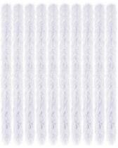 Fluffy Boas Taiyin Feather, 16 peças para fantasia de casamento branca Fluffy Boas Taiyin Feather, 16 peças para fantasia de casamento branca