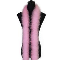 Fluffy Marabu Feather Boa Wanruida 2 jardas rosa 50g