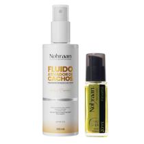 Fluido Ativador de Cachos 160ml + Óleo Elixir 30ml Nohraan