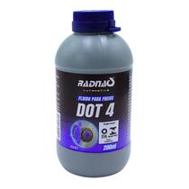 Fluido De Freio Radnaq Dot4 200ml Óleo Mineral 230ºc