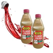 Fluido de Freio Varga Dot 4 kit 500ml 2 unidades 1 Litro
