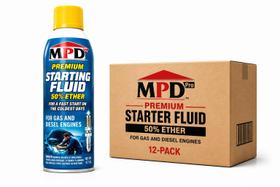 Fluido de Partida MPD Pro 50% Éter 315 ml Pacote com 12 Fluido de Partida MPD Pro 50% Éter 315 ml Pacote com 12