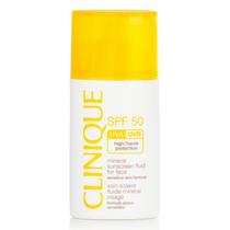 Fluido protetor solar Clinique SPF 50 para rosto - pele sensível Fluido protetor solar Clinique SPF 50 para rosto - pele sensível