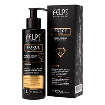 Fluído Reparador Leave-in Force Gloss Felps Pro 120ml Força e Brilho Com Proteção Térmica - Ácido Glicólico e Marineplex Fluído Reparador Leave-in Force Gloss Felps Pro 120ml Força e Brilho Com Proteção Térmica - Ácido Glicólico e Marineplex