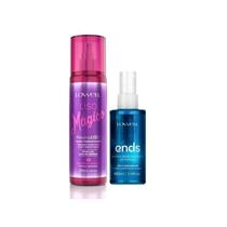 Fluido Termoativado Liso Mágico 200 ml + Ends Extra Regenerador de Pontas 100 ml Lowell