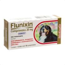 Flunixin 20mg Anti-inflamatório Para Cães 10 Comprimidos
