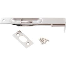 Flush Bolt Stone Harbor Hardware de 15 cm de níquel acetinado