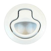 Flush Pull Latch Southco Push to Close, branco médio
