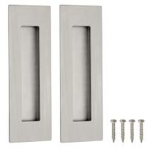 Flush Pulls Malimali para porta de bolso, porta de armário, 15 cm, pacote com 2